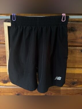 New Balance Boy's Black Athletic Shorts